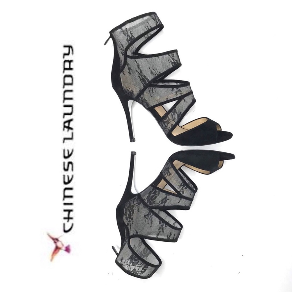 👠Chinese Laundry Kristin Cavallari Lace Heels Sz 10
